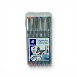 Auctions: Staedtler Pigment Liner 0.3 Set of 6 Colors